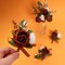 6 PCS Burnt Orange Boutonniere Set for Men – Terracotta Artificial Groomsmen Wedding Flowers with Pins for Groom, Best Man, Fall Rustic Weddings, Prom, Ceremony & Formal Events